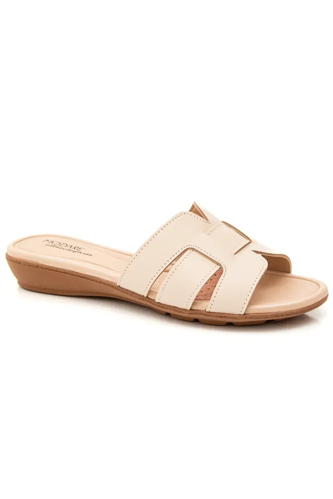 Tamanco Modare Slide Feminino Salto Baixo 7127.264.21736 Off-White