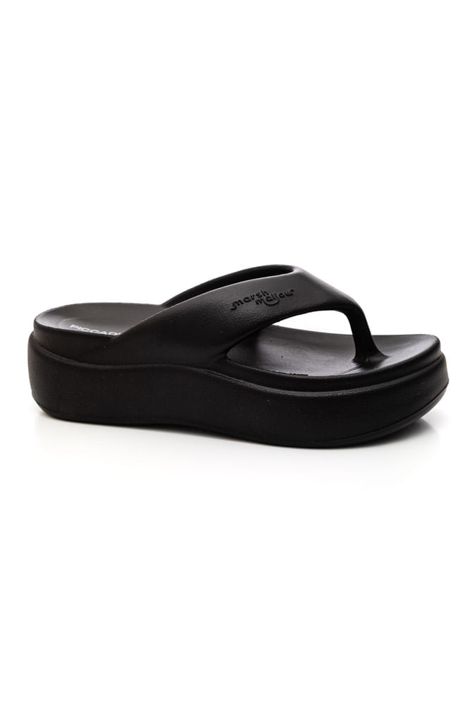 Tamanco Piccadilly Marshmallow Feminino Ultraleve 246003 Preto
