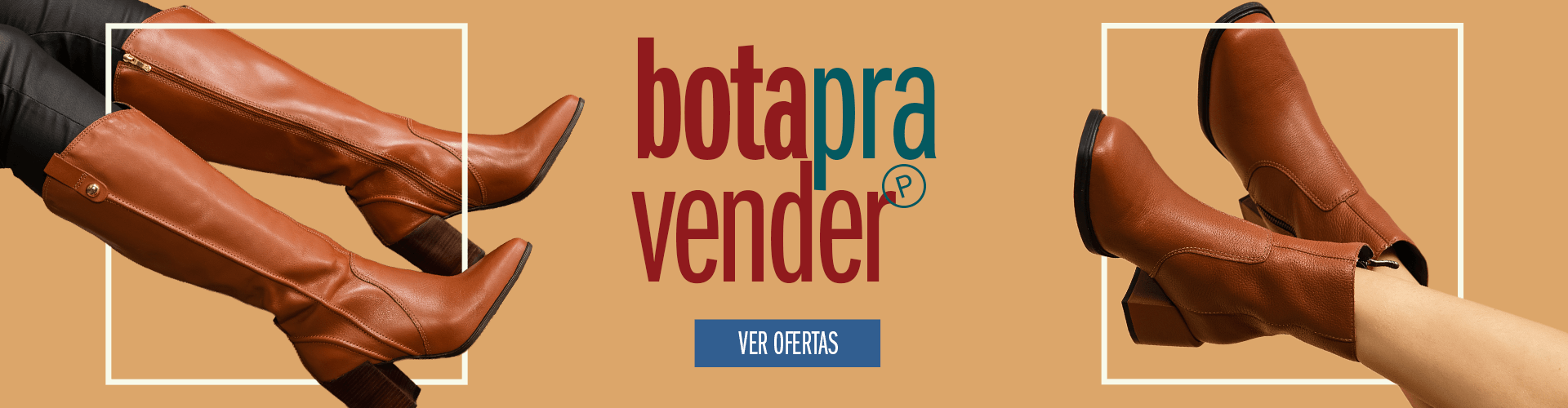 Bota com desconto