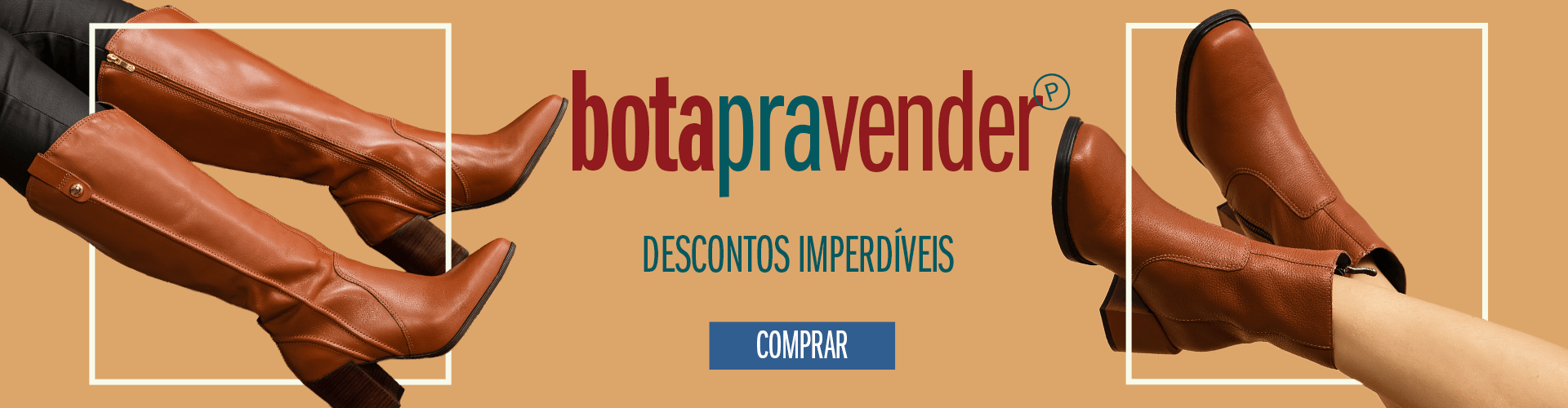 Bota com desconto