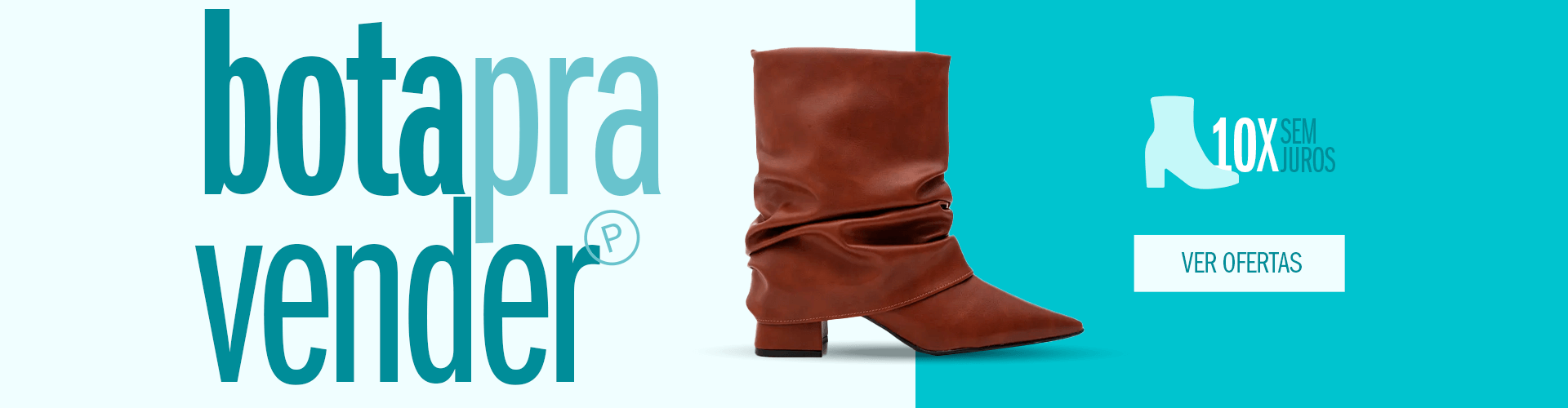 Bota com desconto