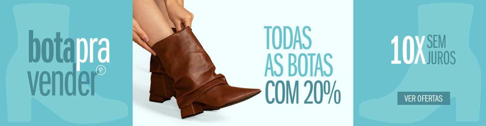 Bota com desconto
